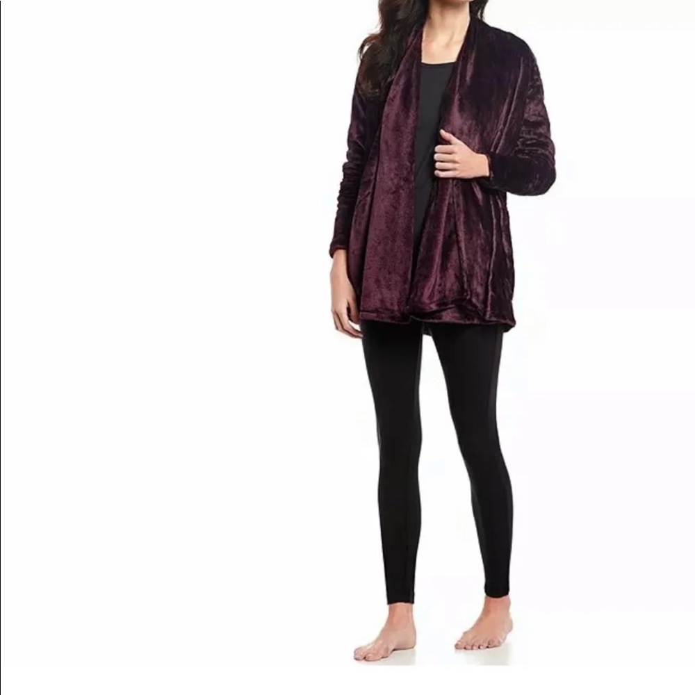 UGG Australia Open Fleece Robe Lounge Cardigan - Picture 3 of 7